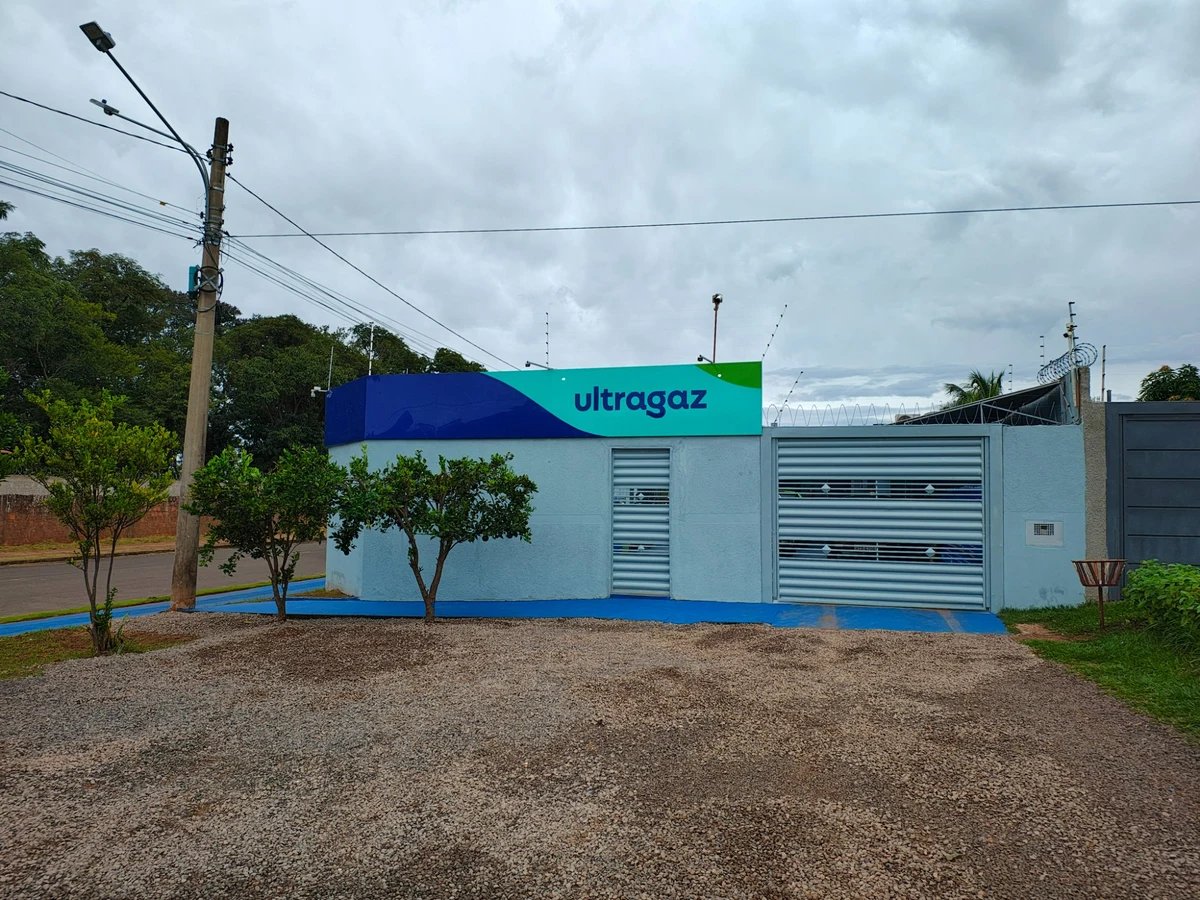 Fachada da Mosko Gás, revenda autorizada Ultragaz em Campo Grande MS