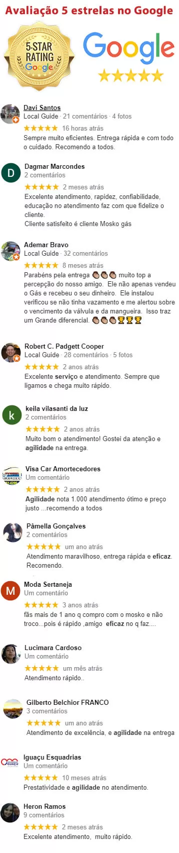 Avaliações de Clientes